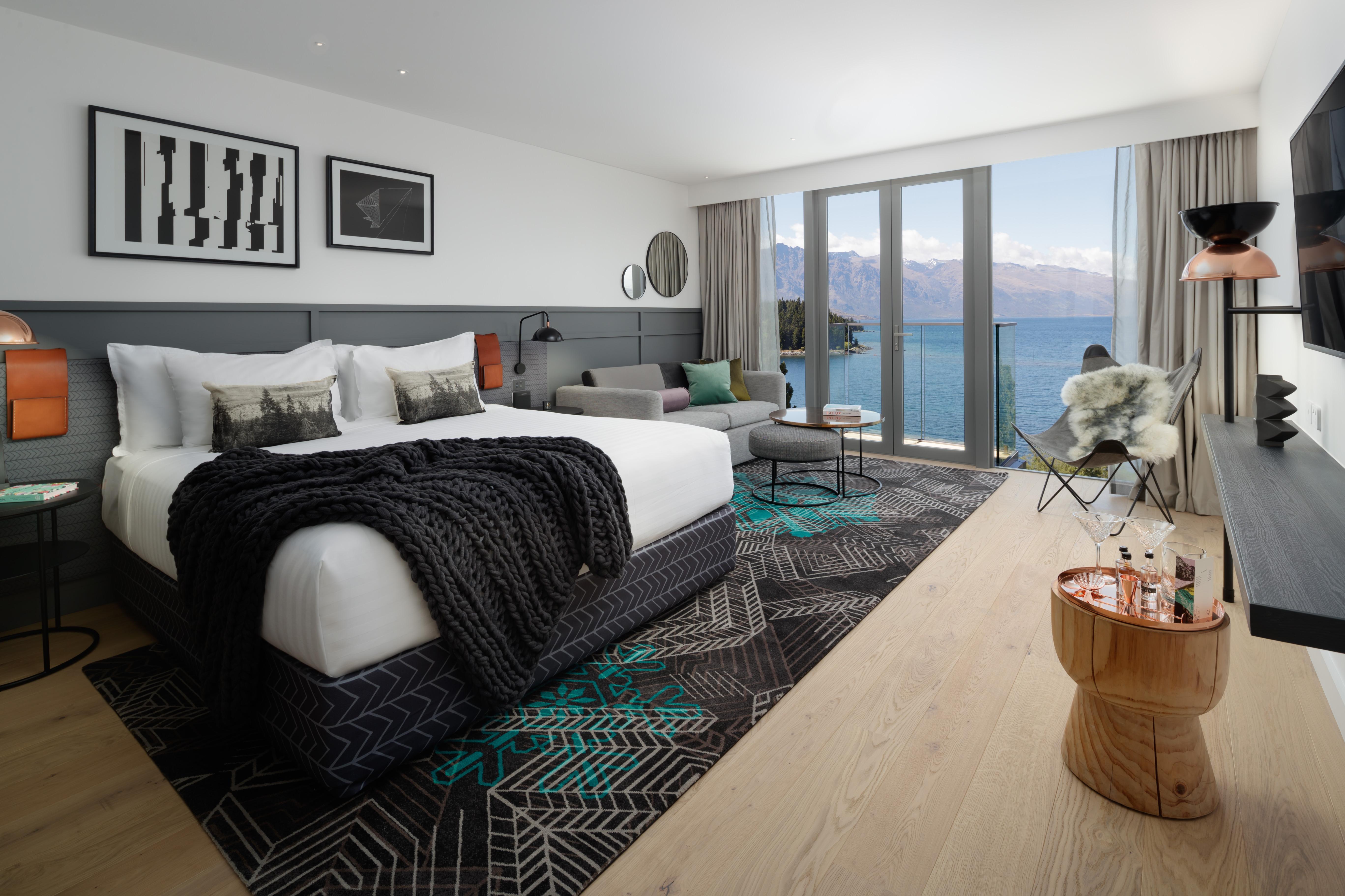 Qt Квинстаун Экстерьер фото The Hotel's Lakefront Suite